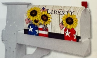 Liberty Patriotic Mailbox Cover