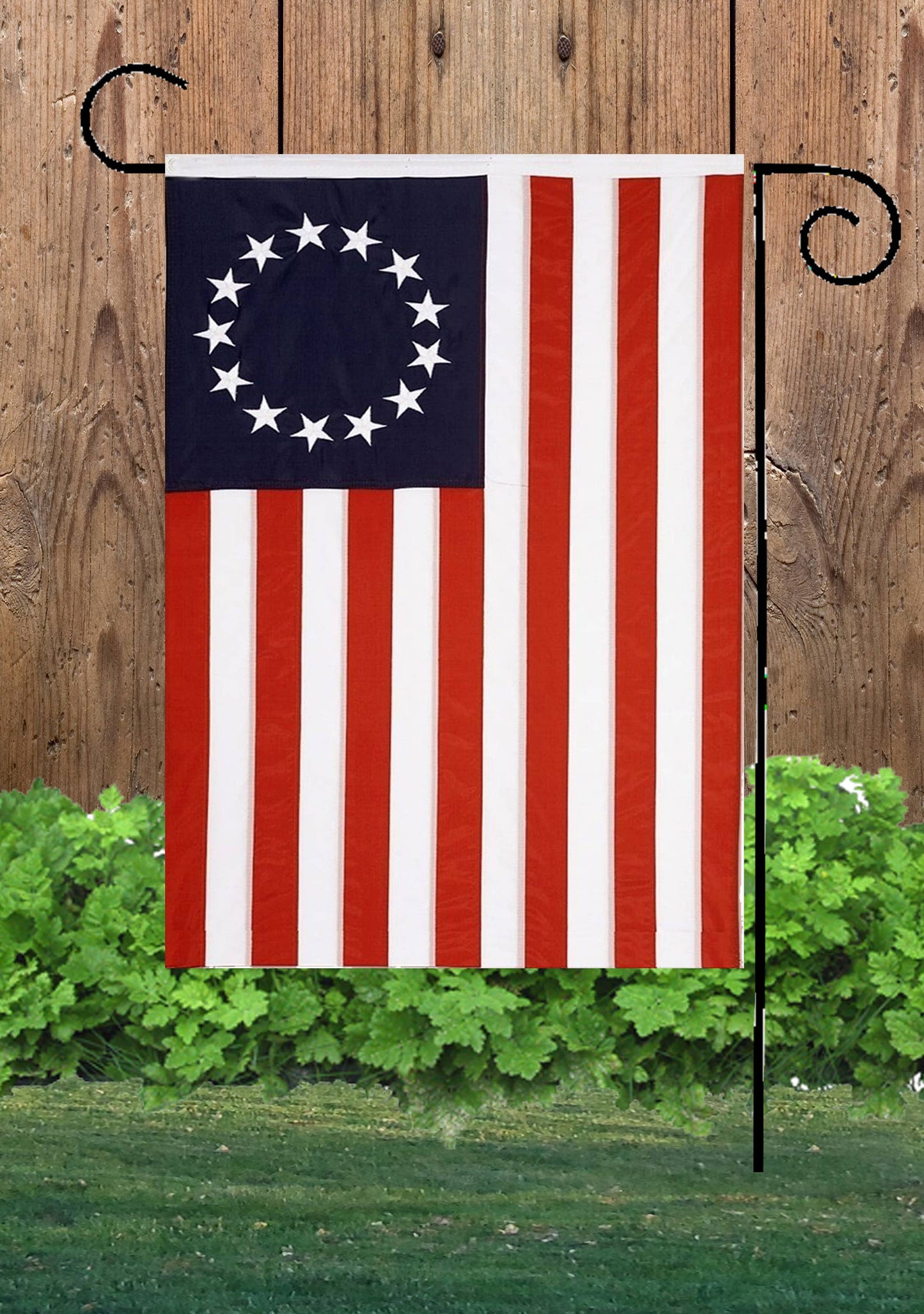 Betsy Ross Nylon Stitched Regular Garden Flag G2156