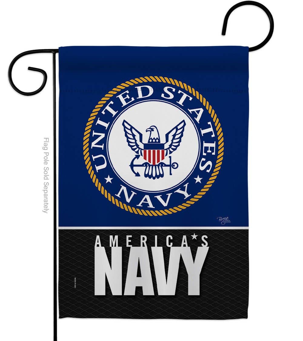 Two Group Flag Co - America Navy Armed Forces Military Decor Flag