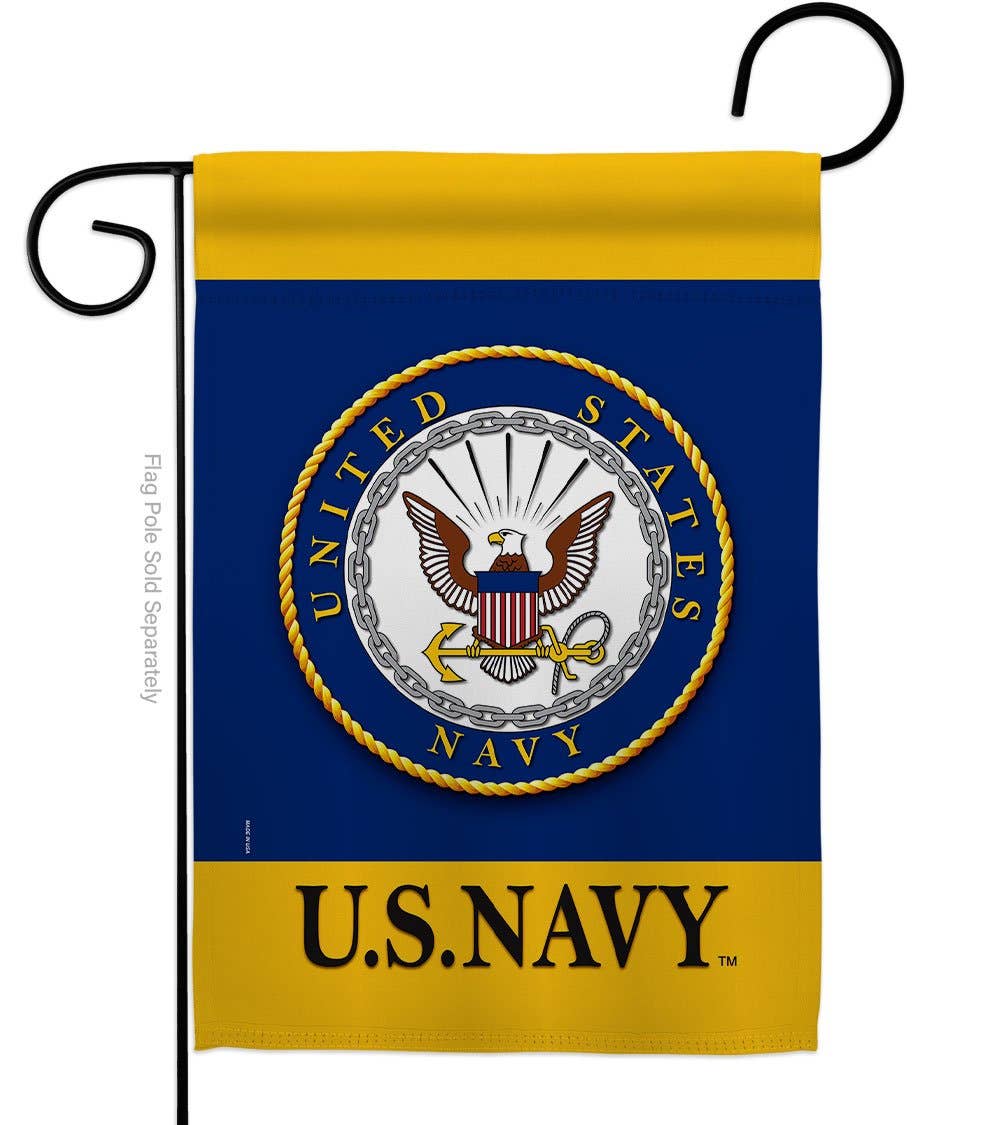 Two Group Flag Co - United State Navy Armed Forces Military Decor Flag