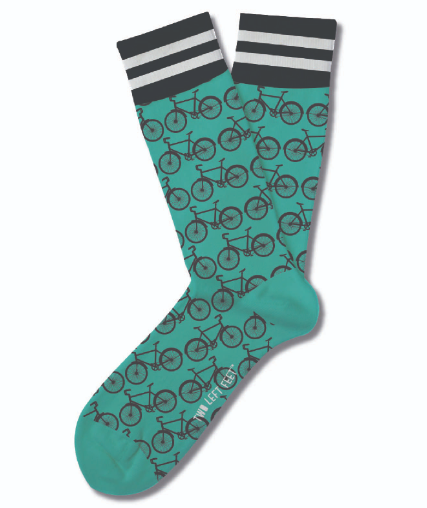 TWO LEFT FEET Ride Me Socks