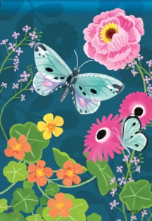 Butterfly Trail Garden Flag