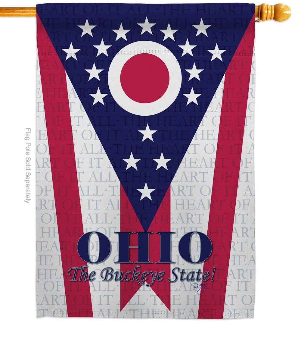 Two Group Flag Co - Ohio Americana States Decor Flag