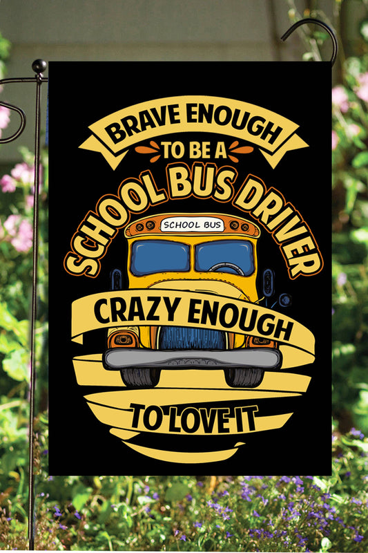 School Bus Driver Garden Flag G1651