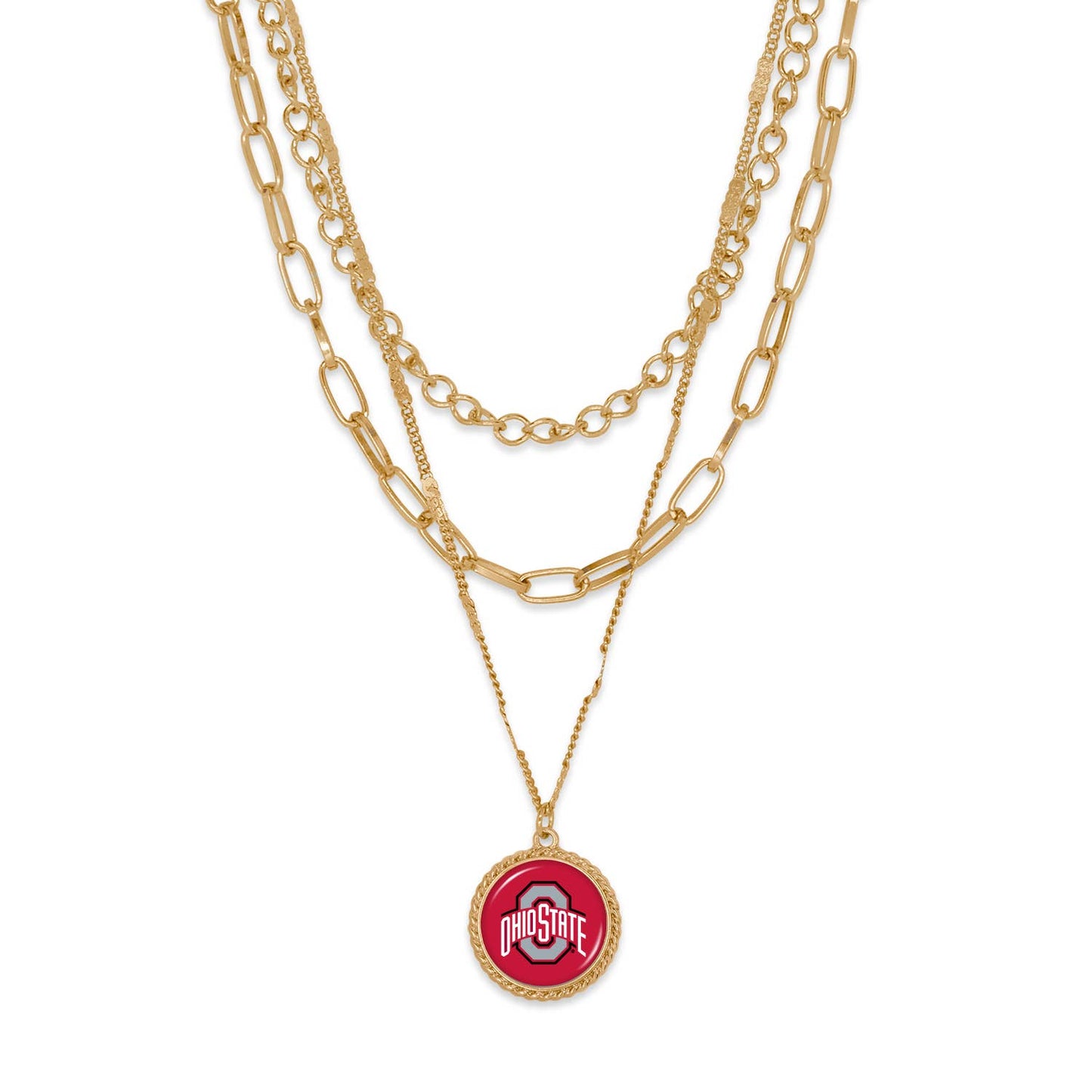 From The Heart - Ohio State Buckeyes Sydney Necklace