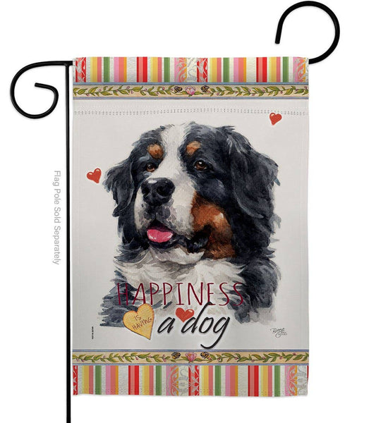 Bernese Cattle Happiness Animals Dog Decor Flag