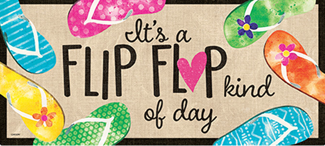 Flip Flop Day Mini Mat