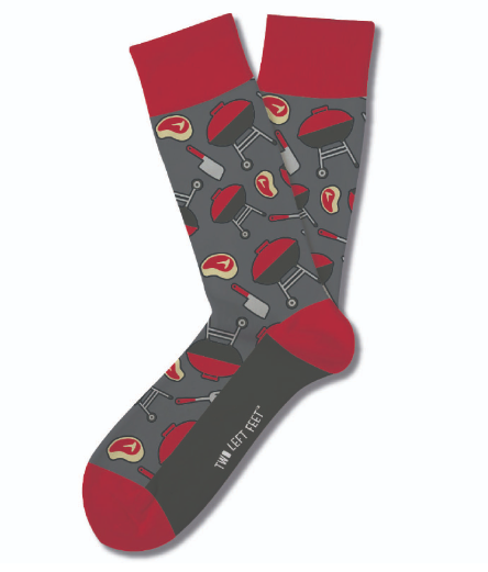 TWO LEFT FEET Barbeque Socks