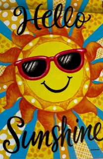 Hello Sunshine Summer Flag
