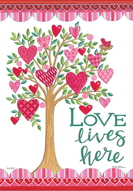 "Love Lives Here" Dura Soft™ Flag