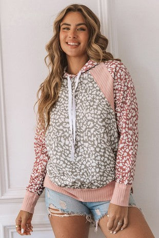 Pink Leopard Sweatshirt