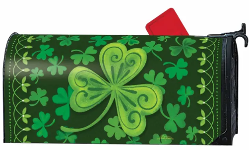 Shamrock Time MailWrap Mailbox Cover
