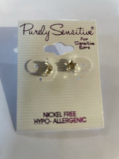 Purely Sensitive Silver Tone Earrings PIERCED