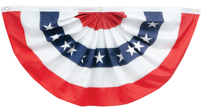 American Flag Traditional Bunting