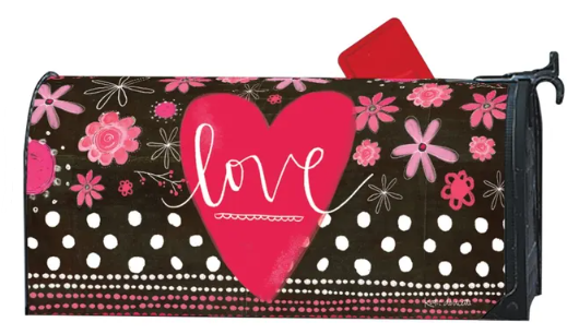 Valentine Love OS MailWrap Mailbox Cover